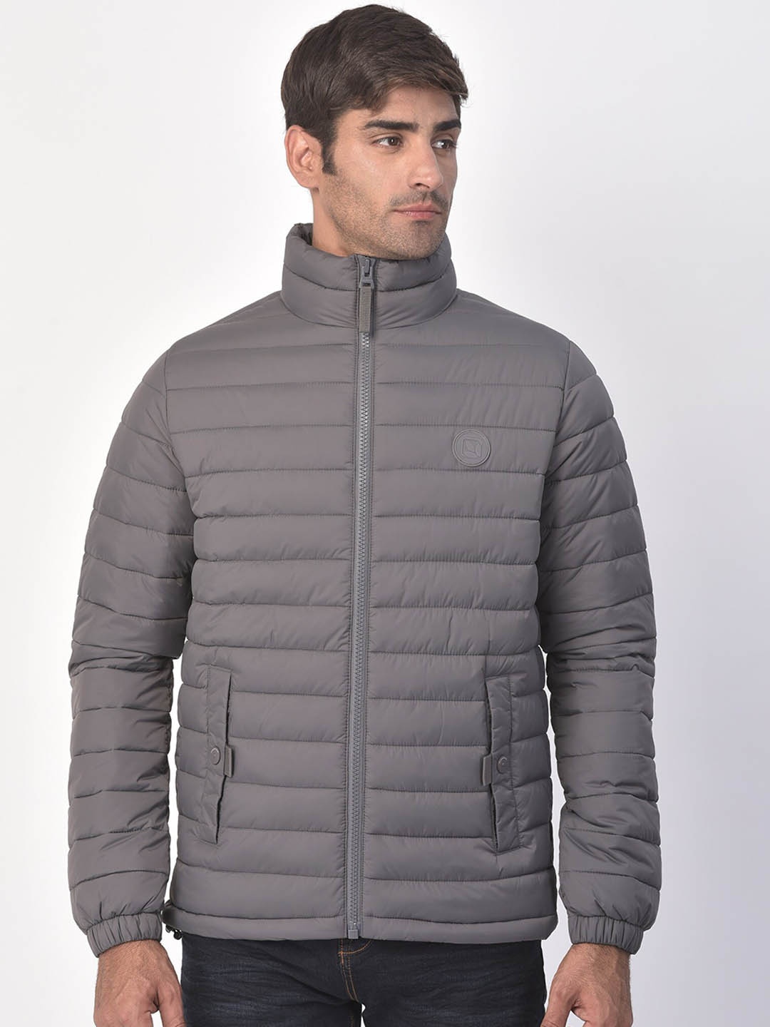 

Woodland Men Puffer Jacket, Grey