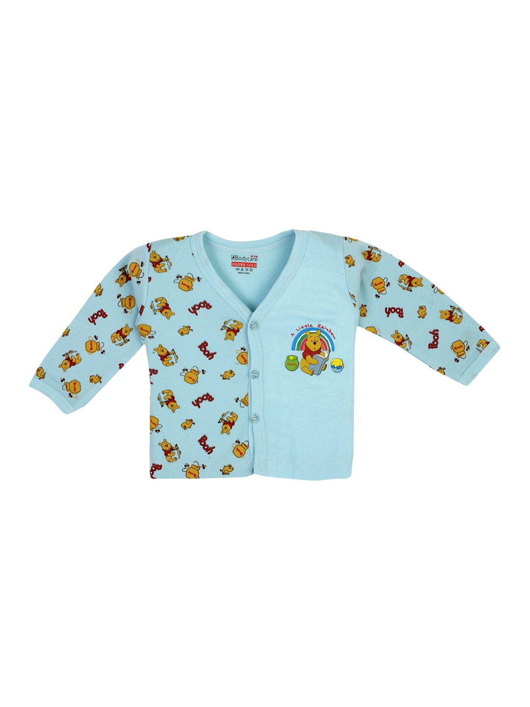 

Bodycare Kids Boys Printed Cotton Thermal Top, Blue