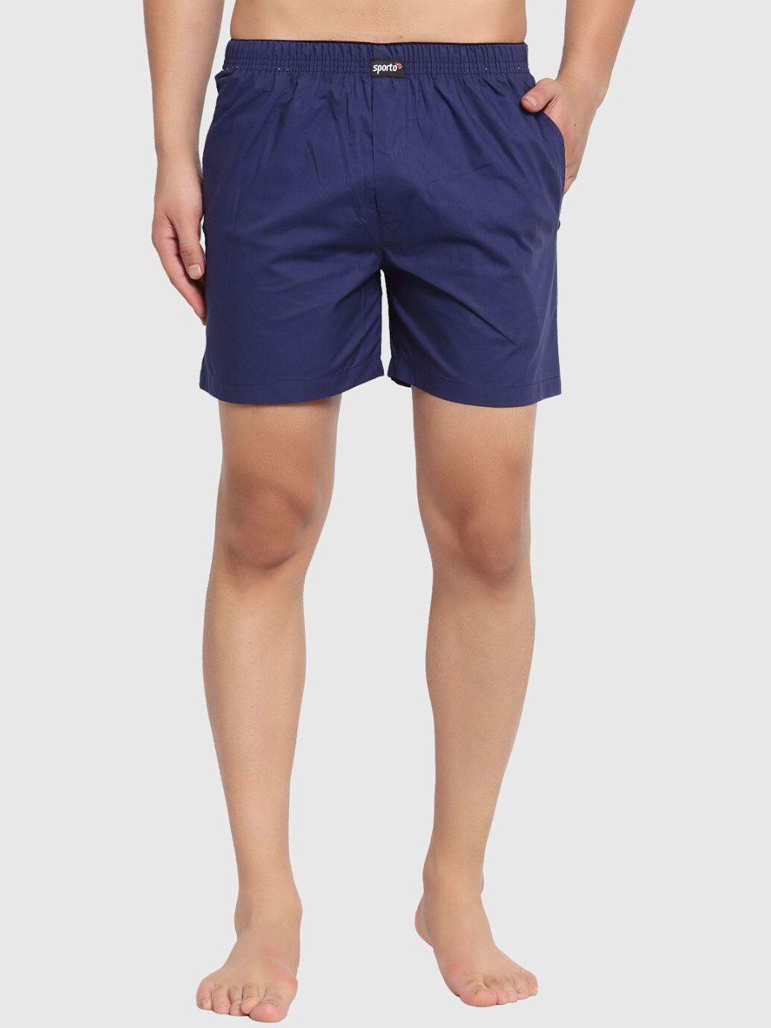 

SPORTO Men Boxers Shorts, Navy blue