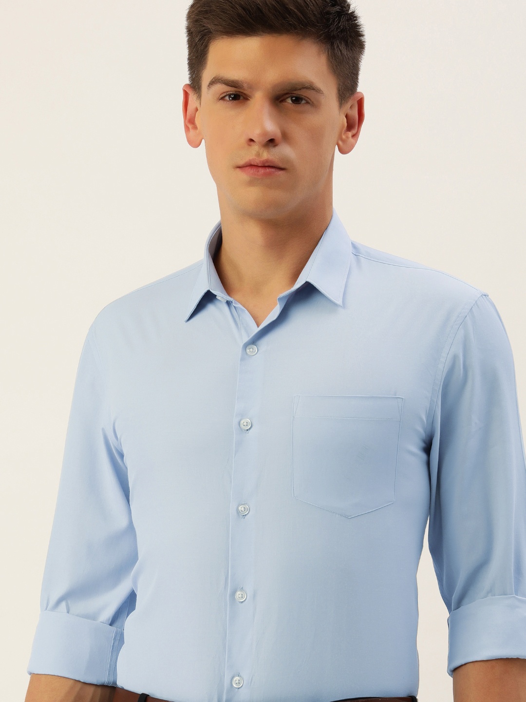 

Excalibur Men Slim Fit Formal Shirt, Blue