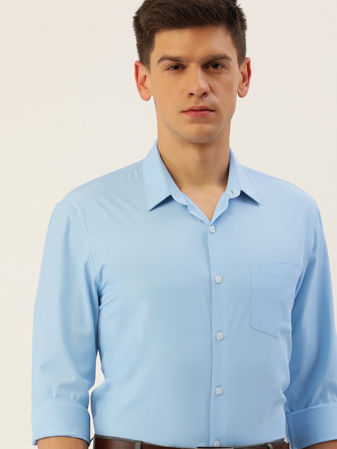 

Excalibur Men Slim Fit Formal Shirt, Blue