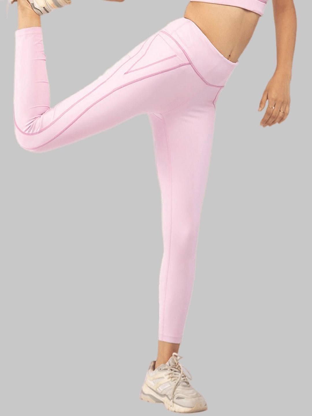 

aastey Women Extreme Uplift Active Wear Tights, Pink