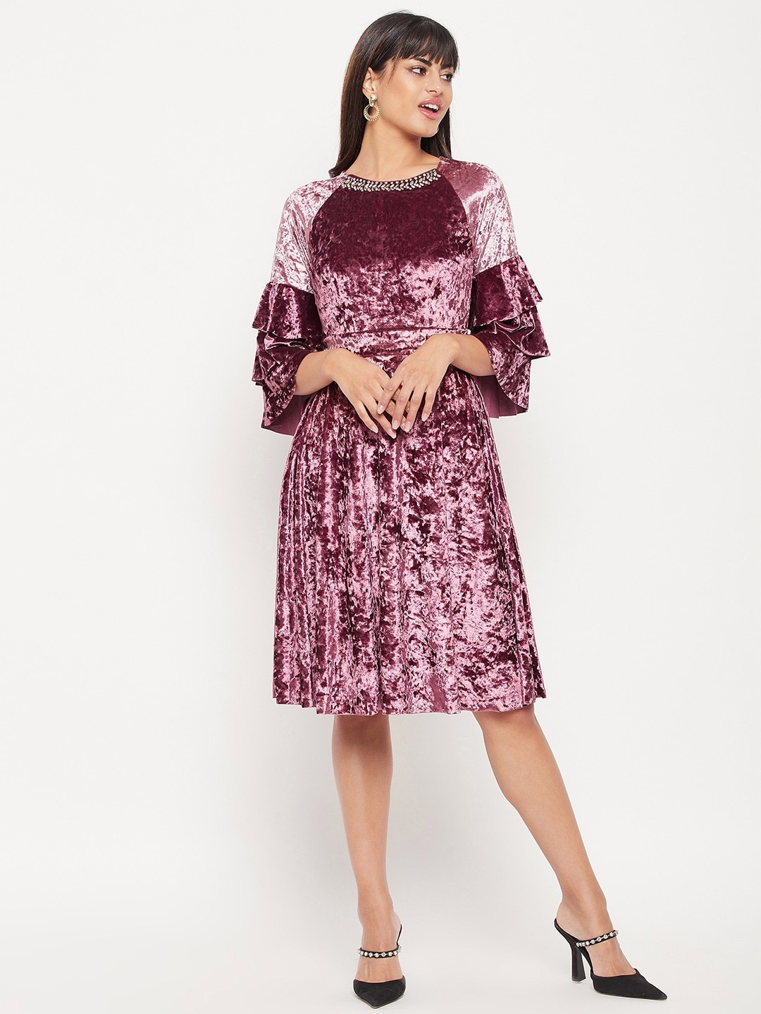 

Madame Embellished Dress, Pink