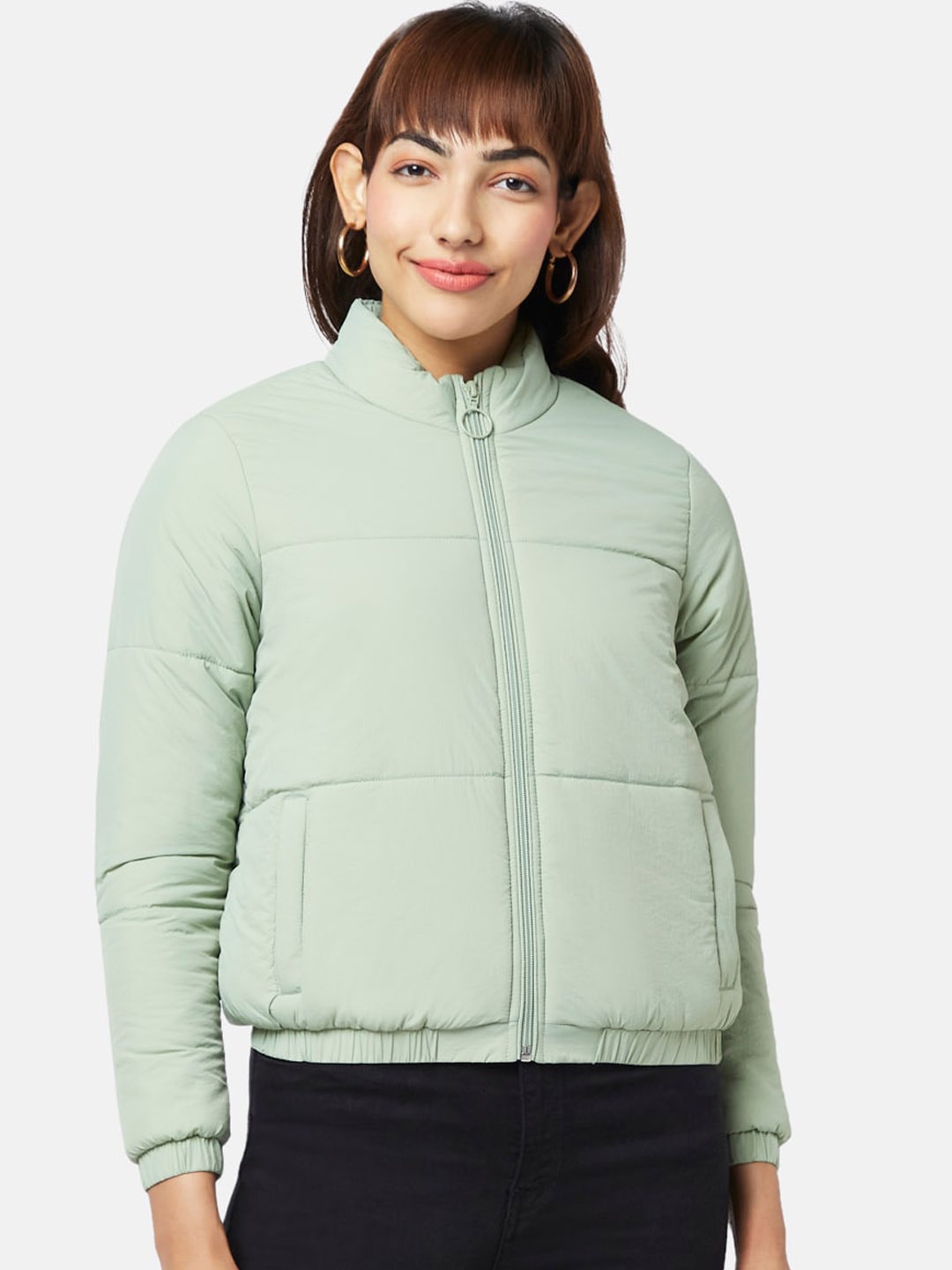 

Honey by Pantaloons Women Puffer Jacket, Sea green