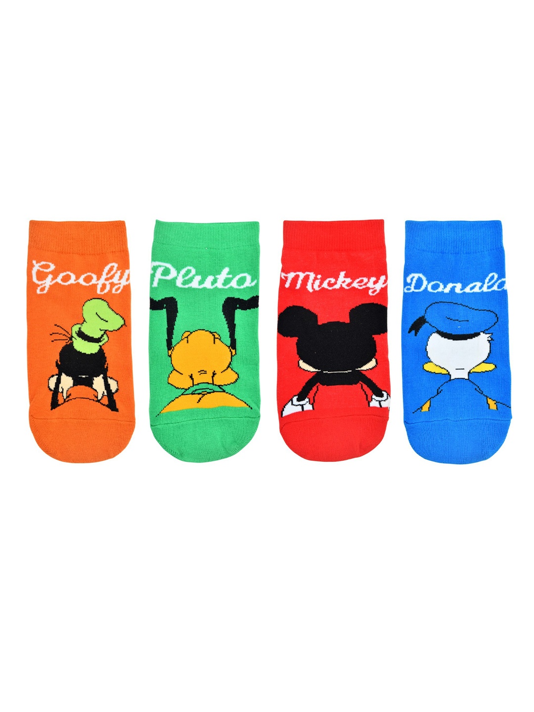 

Balenzia x Disney Pack Of 4 Cotton Ankle-Length Socks, Red