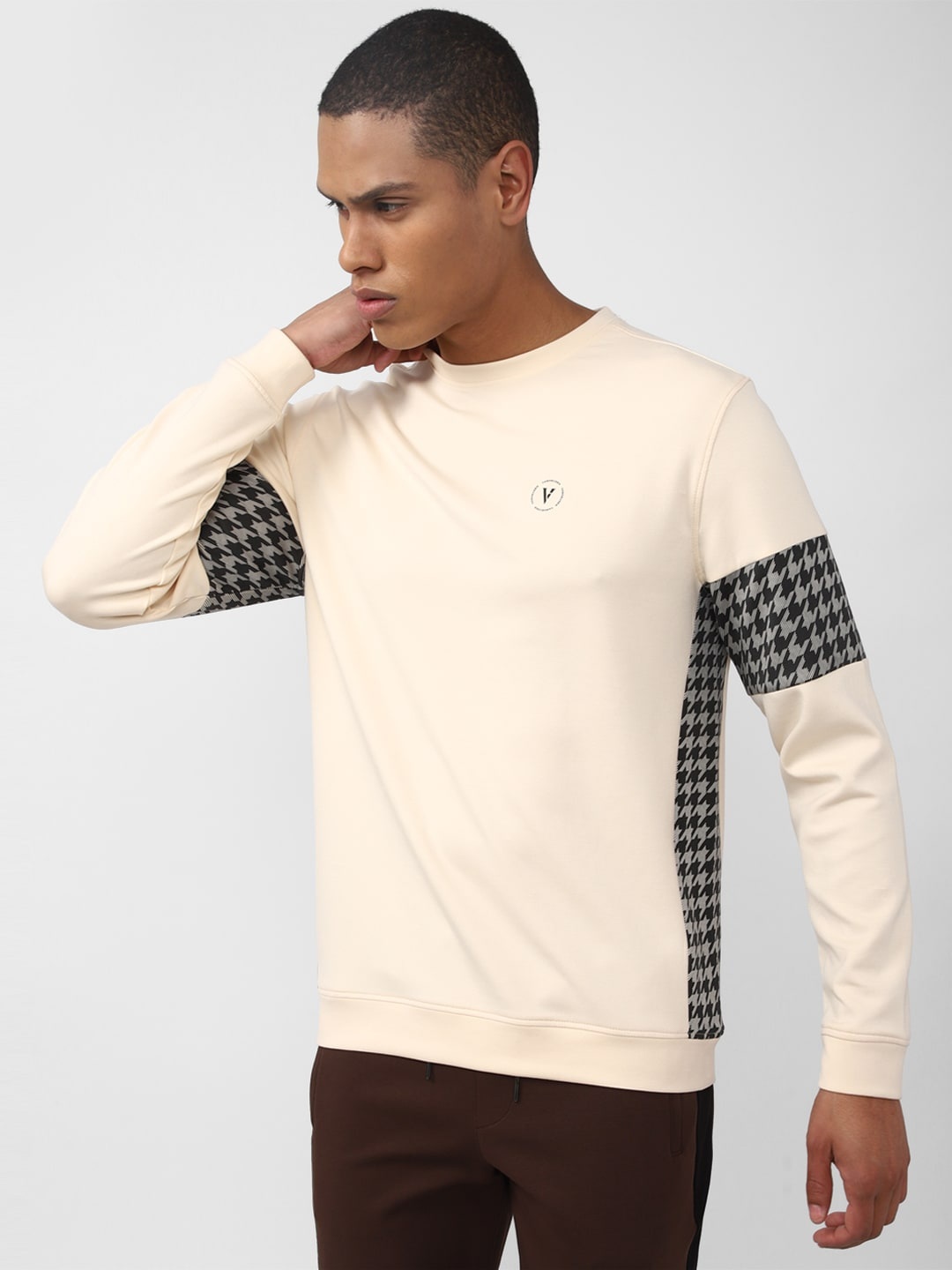 

Van Heusen Flex Round Neck Pullover Sweatshirt, Beige