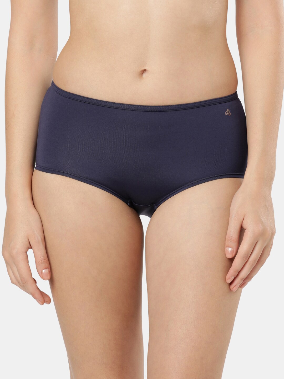 

Jockey Women Boy Micro Fiber Shorts Briefs, Navy blue