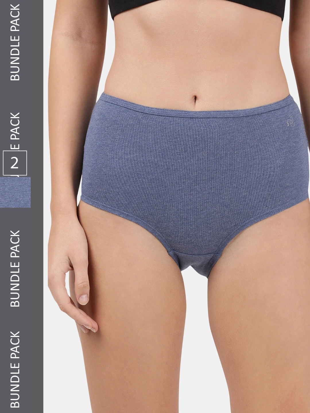 

Jockey Women Pack Of 2 Assorted Basic Cotton Briefs- SW03-0210-ASSTD