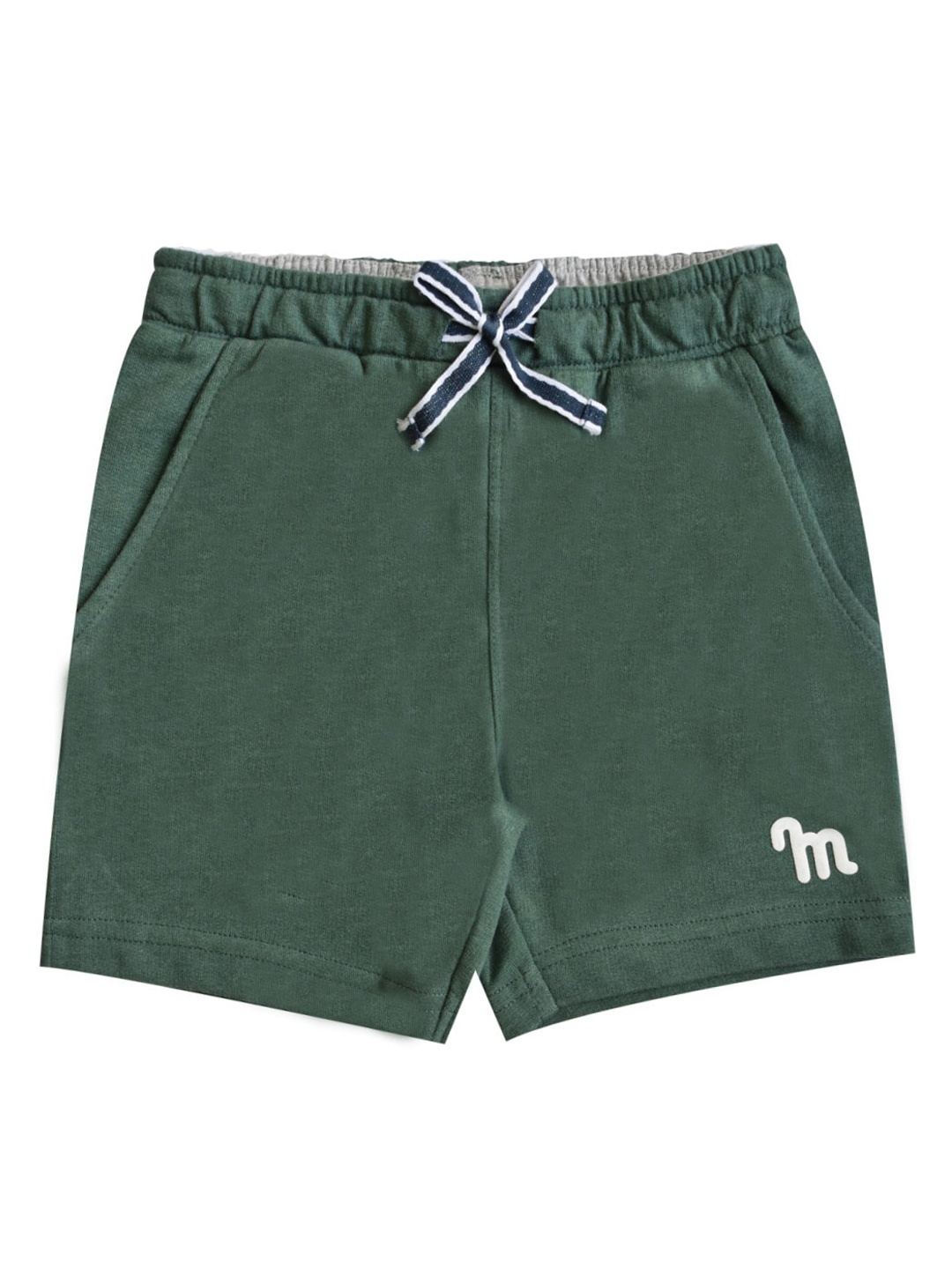 

milou Boys Pure Cotton Shorts, Green