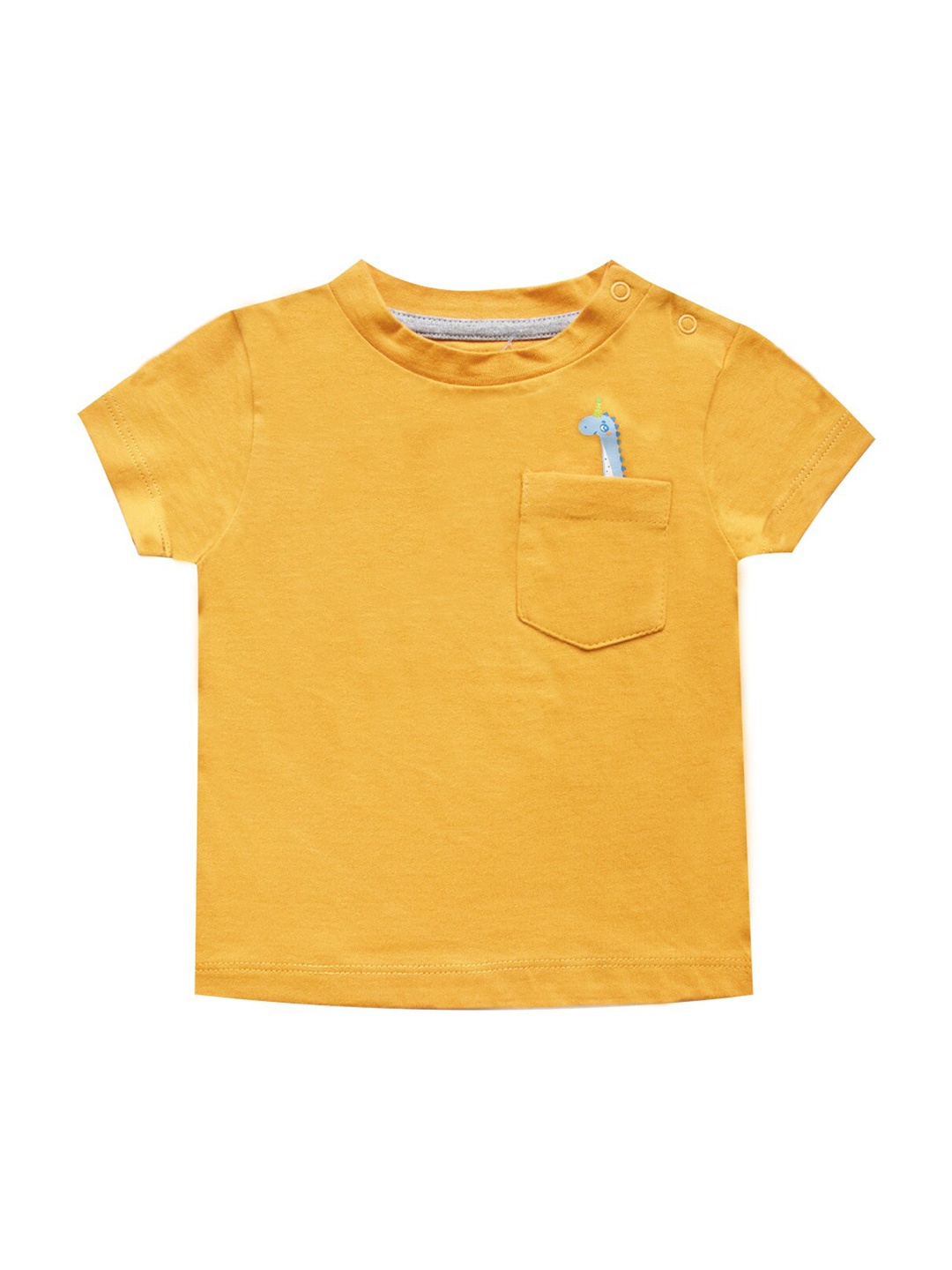 

milou Boys Pure Cotton T-shirt, Yellow