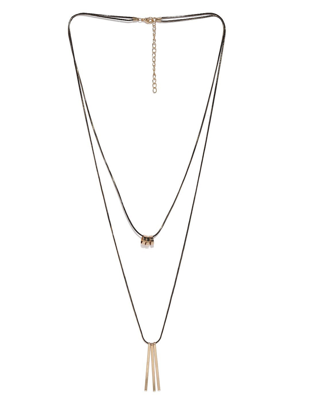 

Blisscovered Layered Necklace, Black