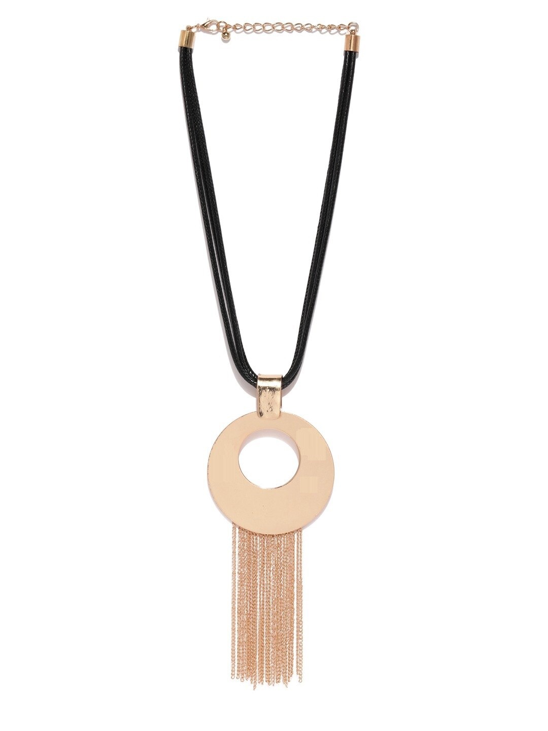 

Blisscovered Textured Chain with Pendant, Gold