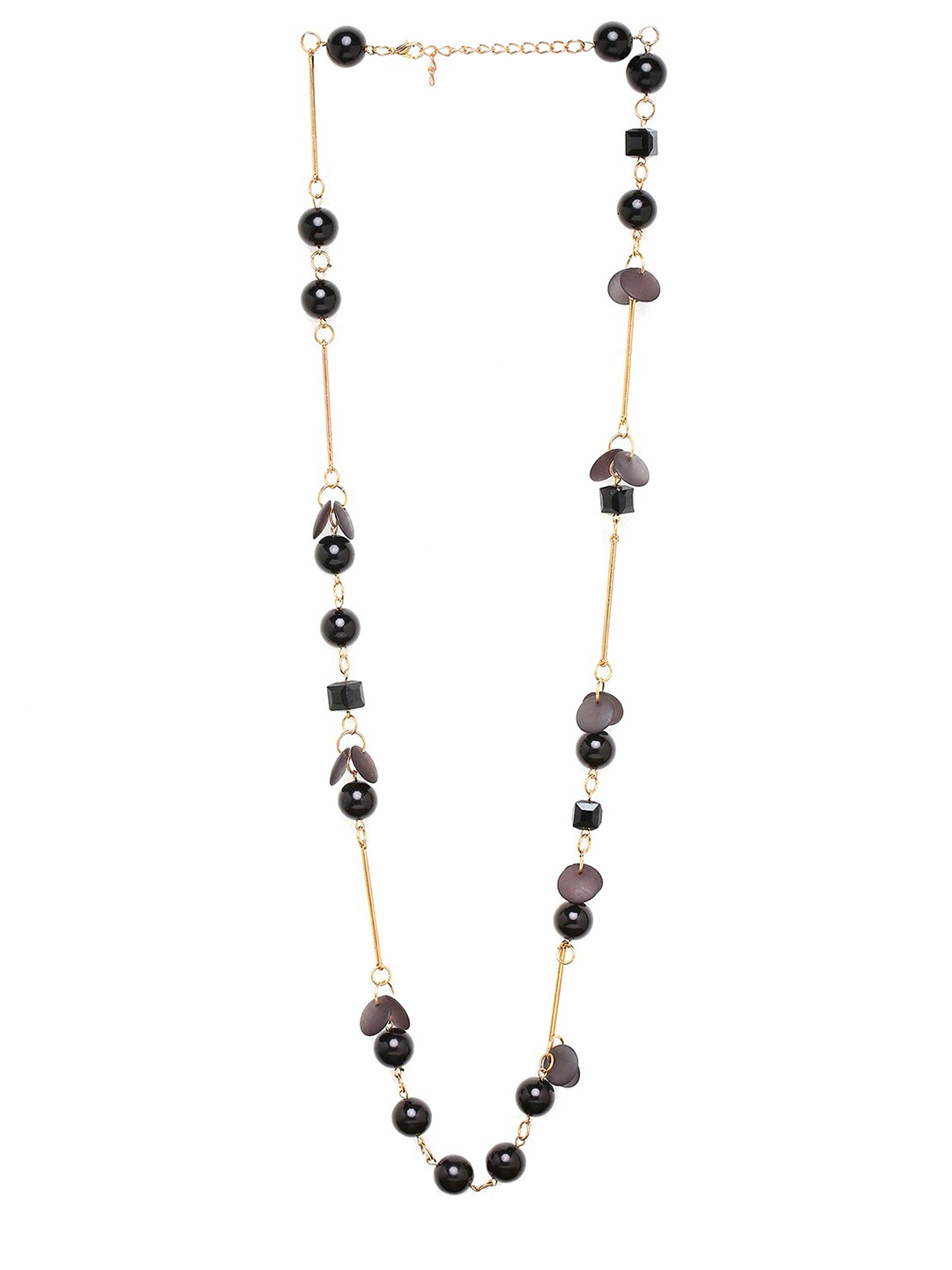 

Blisscovered Beaded Slip-on Necklace, Black