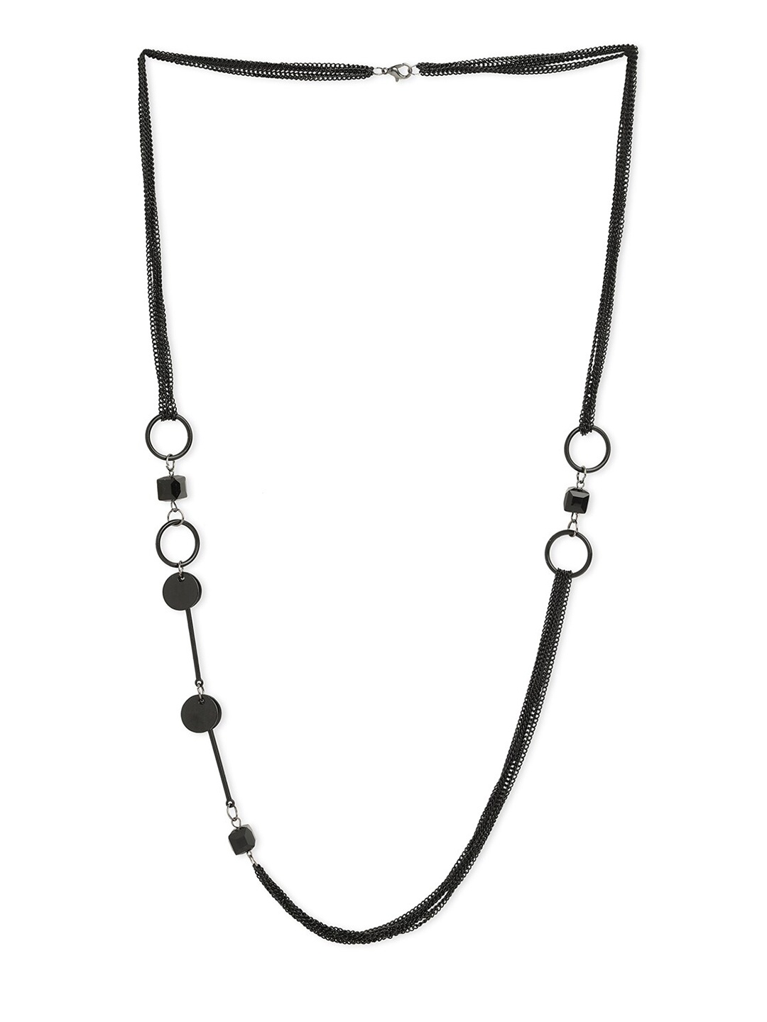 

Blisscovered Women Metal Necklace, Black