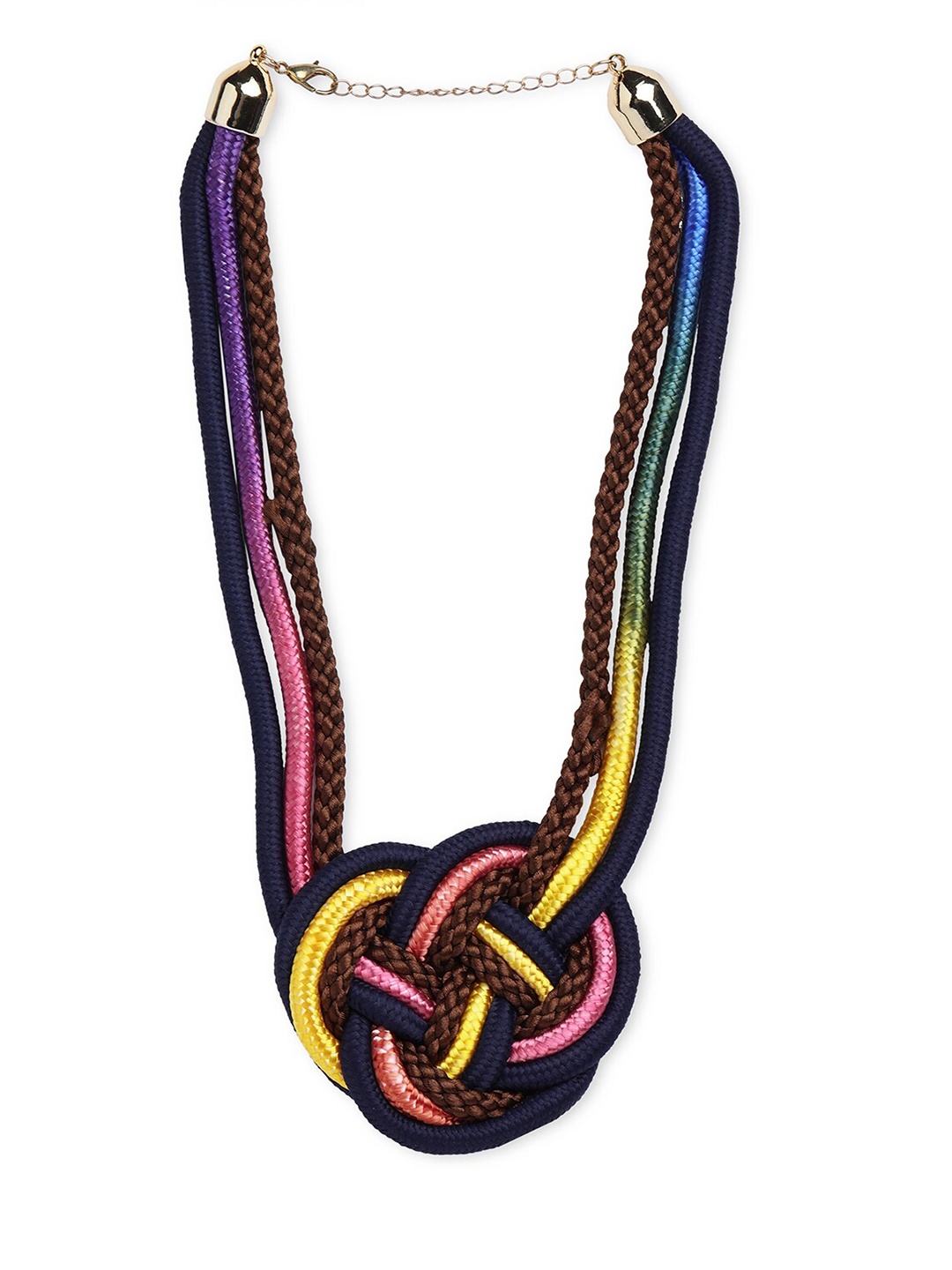 

Blisscovered Women Braided Necklace, Black