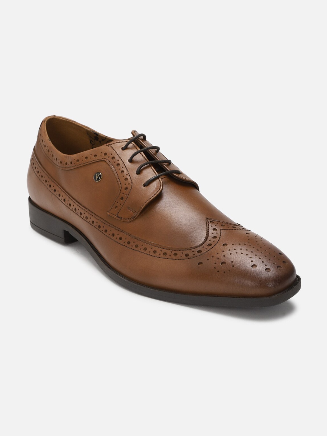 

Van Heusen Men Leather Formal Brogues, Tan