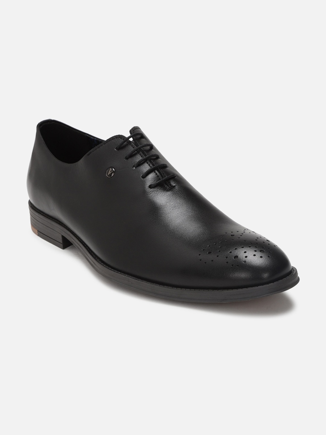 

Van Heusen Men Leather Formal Oxfords, Black
