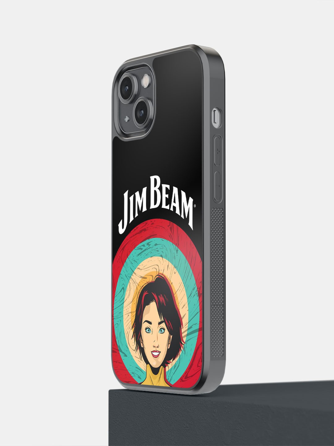 

macmerise Printed iPhone 14 Bumper Bumper Case, Black