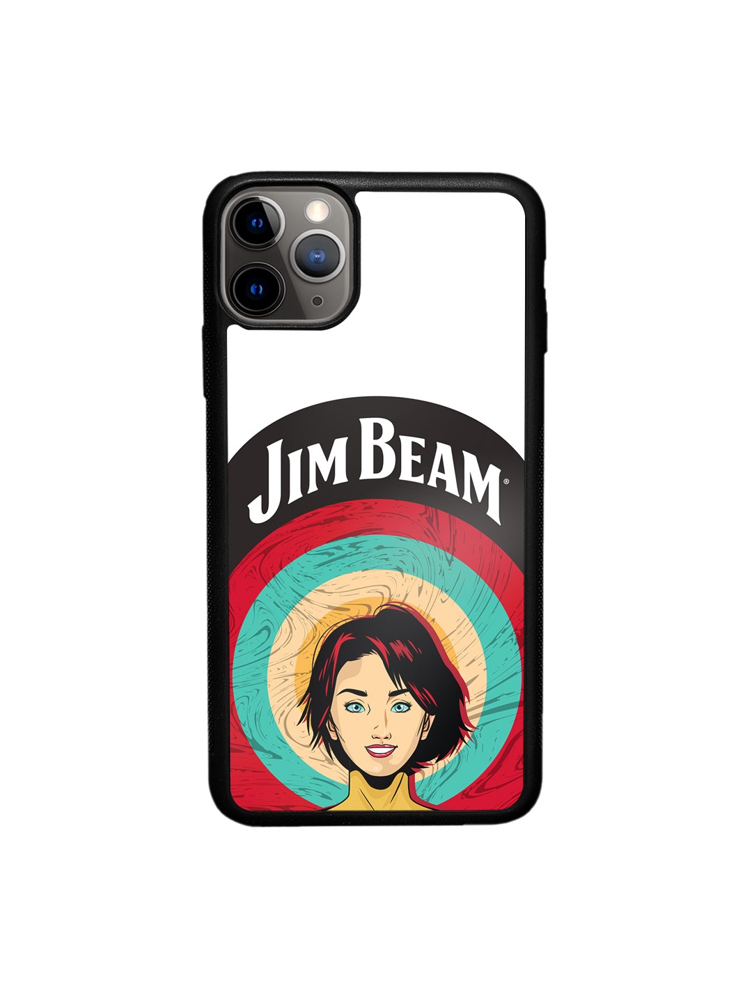 

macmerise Jim Beam Printed iPhone 11 Pro Max Bumper Case, White