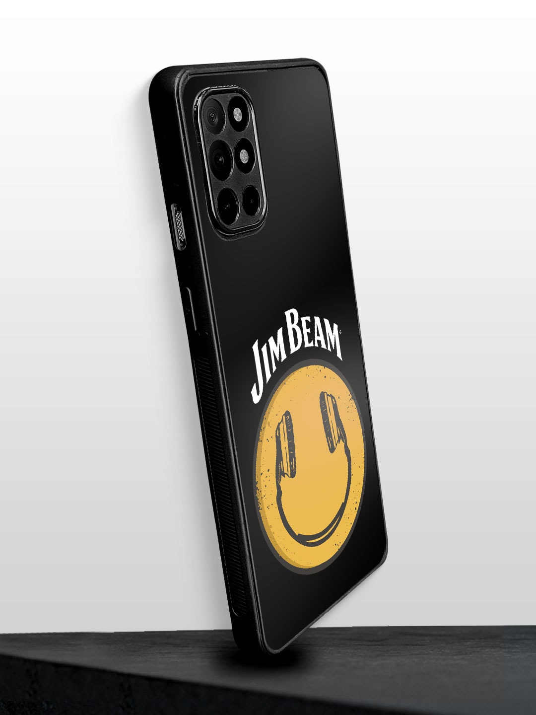

macmerise Jim Beam Smiley Design OnePlus 8T Bumper Bumper Case, Black