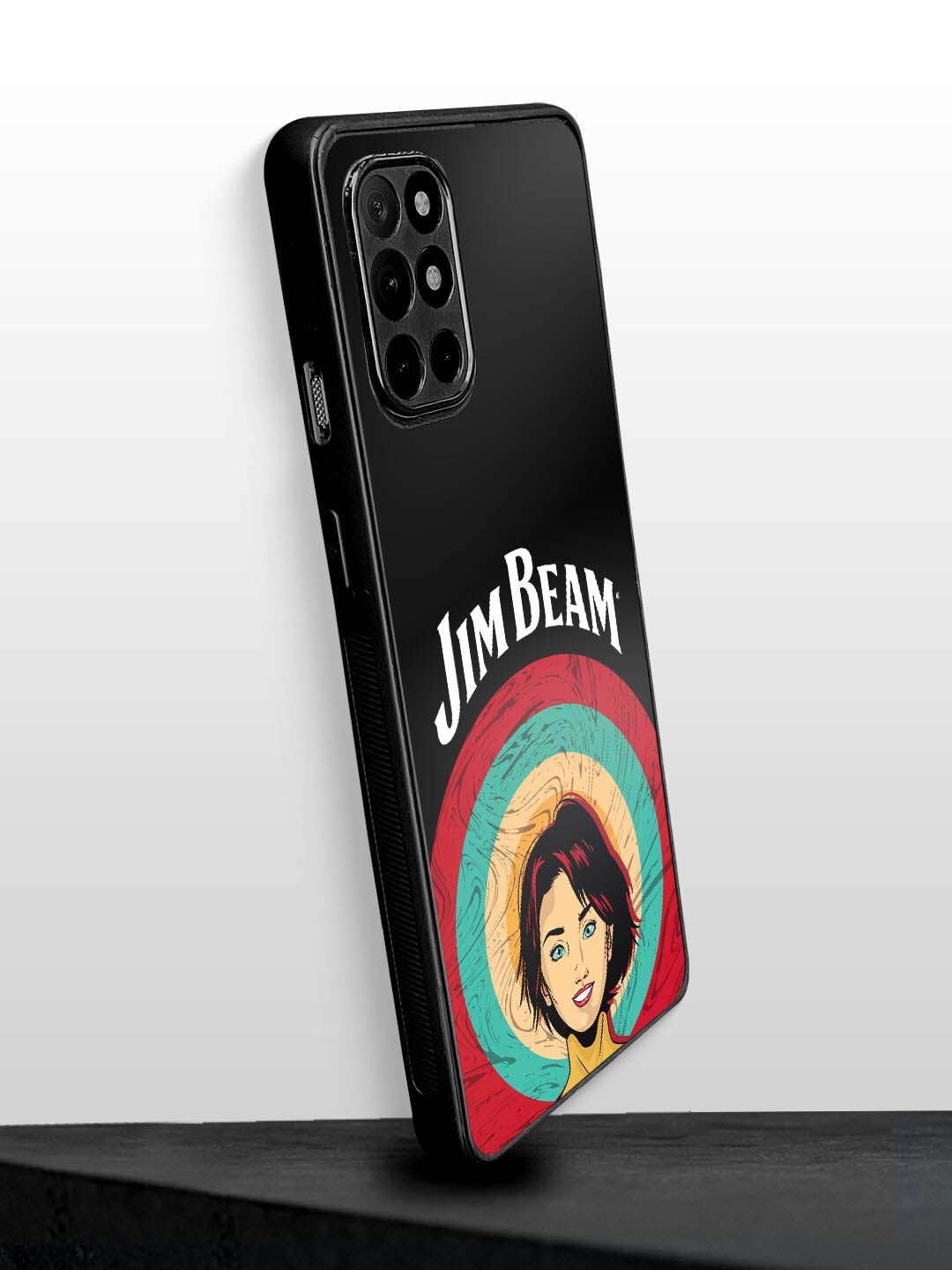 

macmerise Jim Beam Character Design Printed OnePlus 8T Back Phone Covers, Black