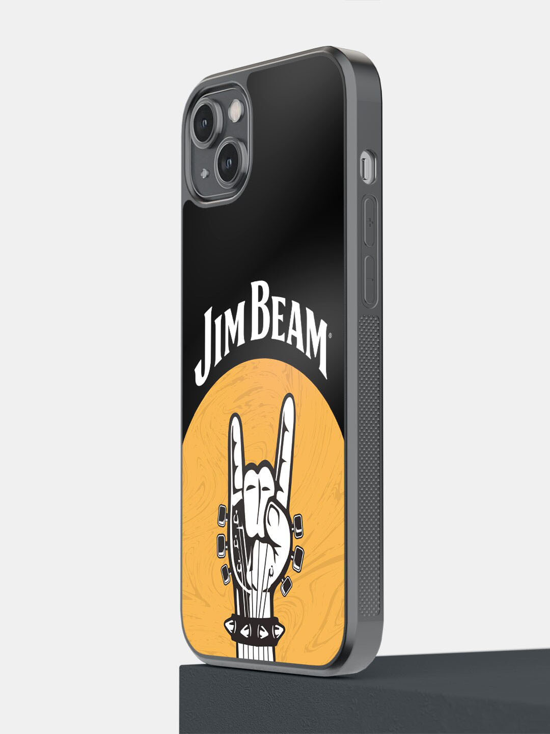 

macmerise Jim Beam Graphic Printed iPhone 14 Plus Polycarbonte Bumper Case, Black