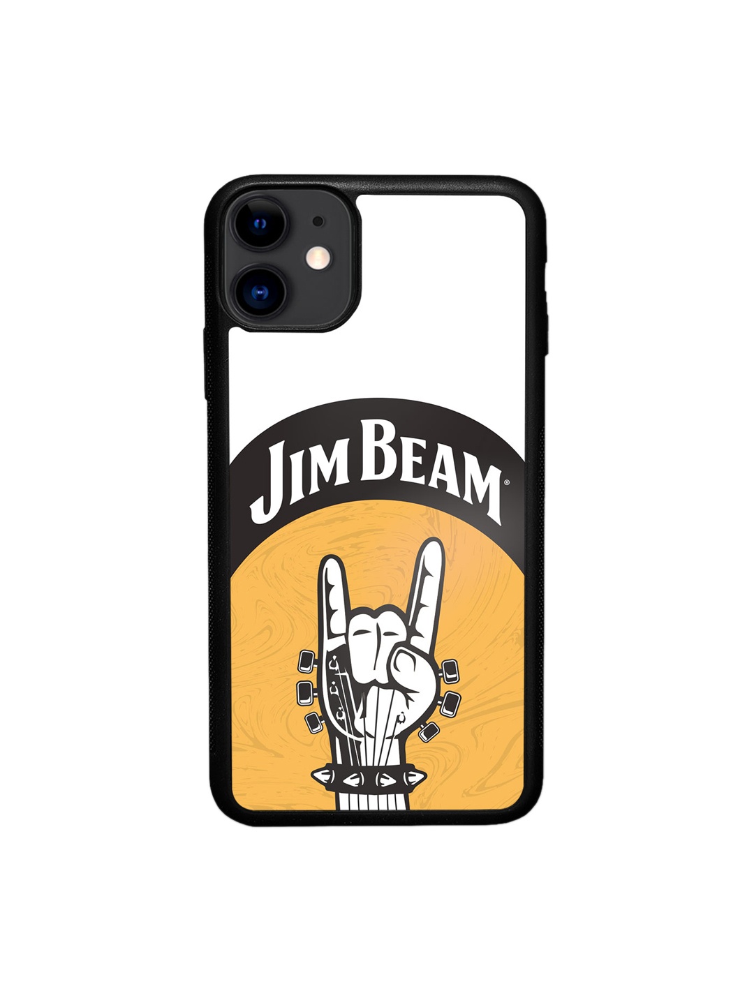 

macmerise Printed iPhone 11 Bumper Case, White
