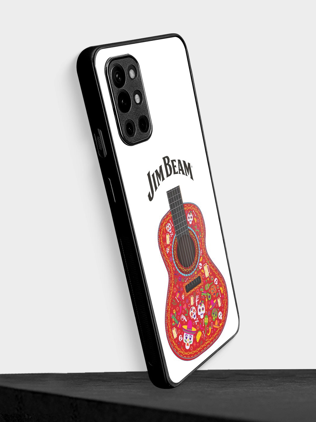 

macmerise Printed OnePlus 9R Back Case, White