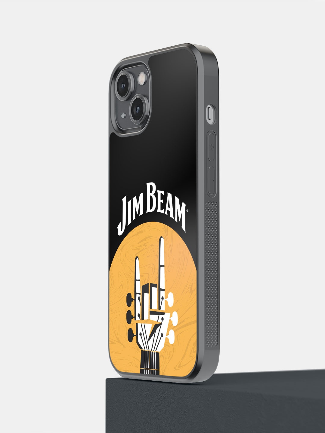 

macmerise Jim Beam Rock Design iPhone 14 Bumper Bumper Case, Black