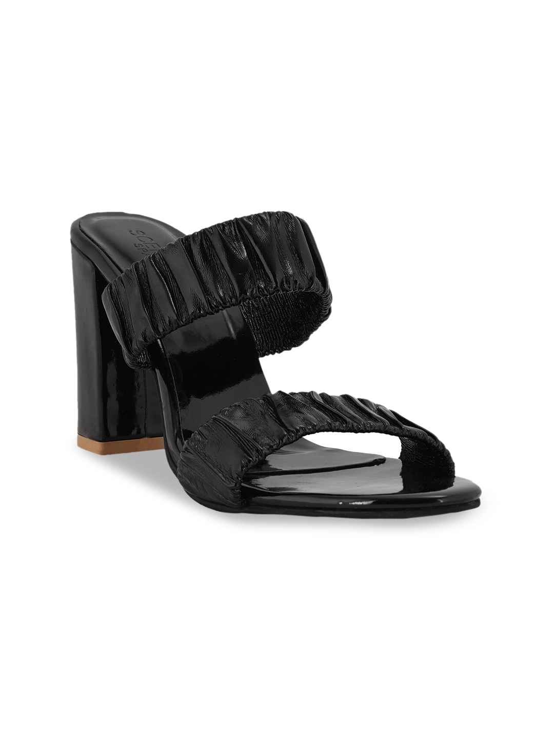 

SCENTRA Solid Block Heels, Black