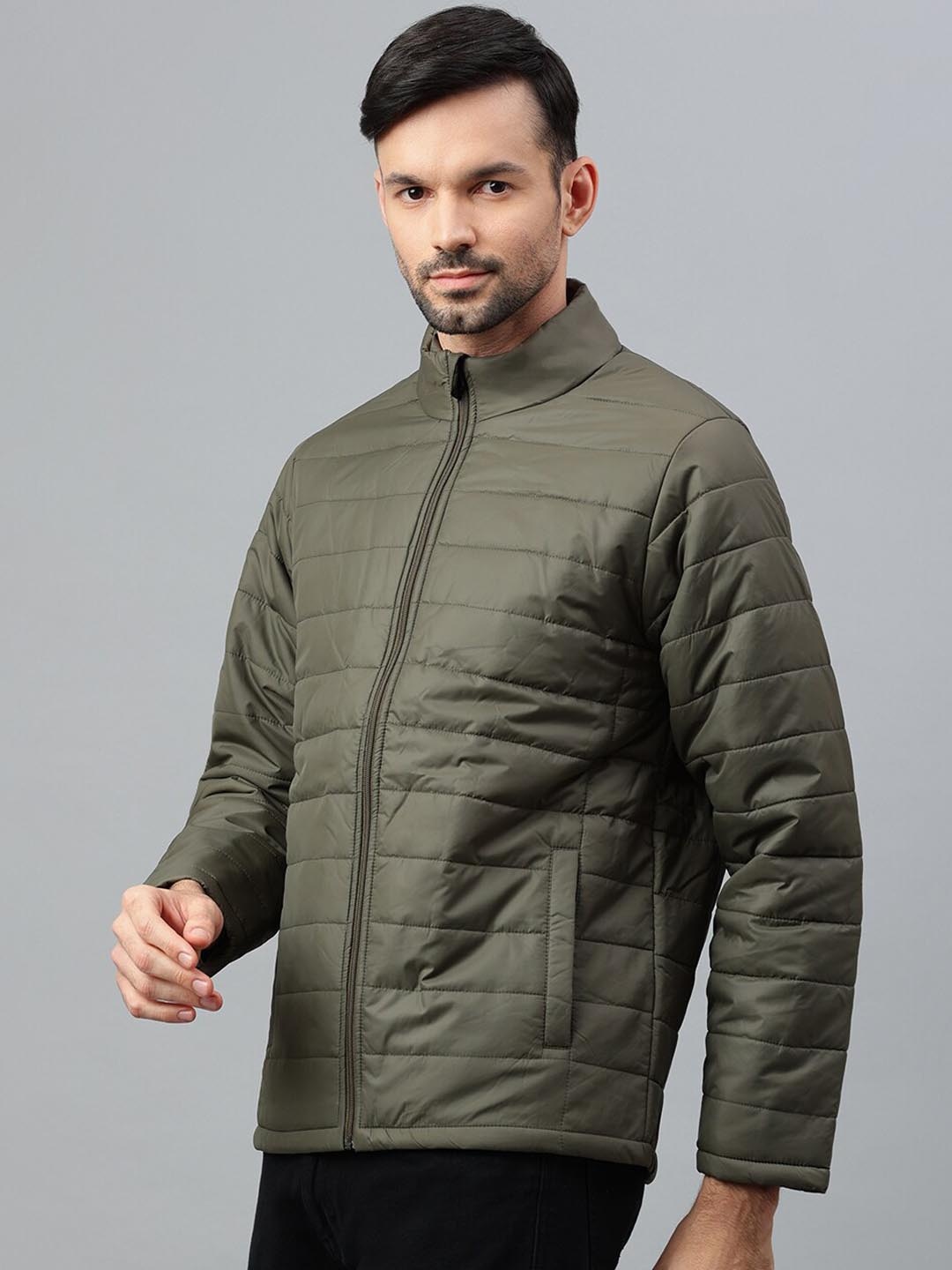 

BESIMPLE Men Puffer Jacket, Olive
