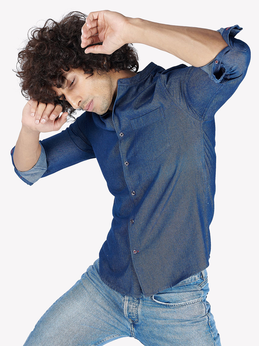 

VASTRADO Men Cotton Casual Shirt, Blue