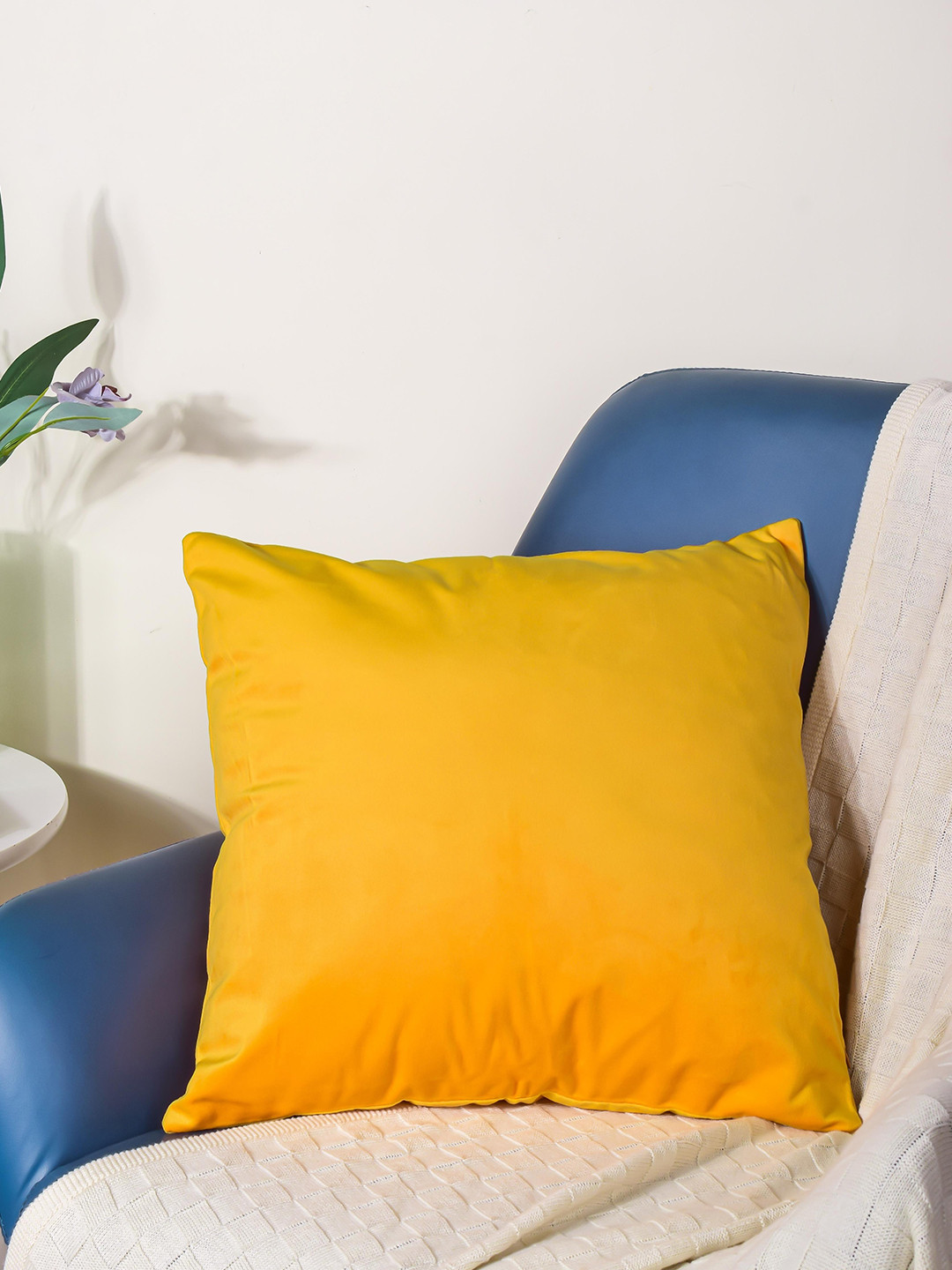 

Nestasia Yellow Square Cushion Covers