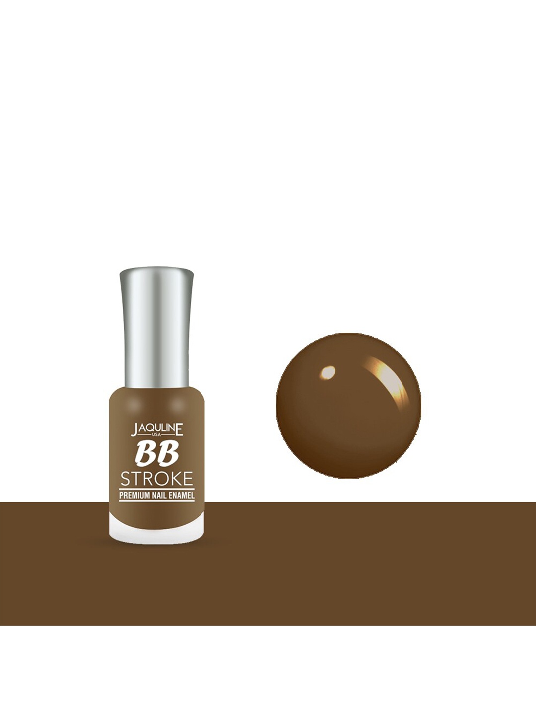 

Jaquline USA BB Stroke Premium Nail Enamel 8 ml - Caramel Fantasy 13, Brown