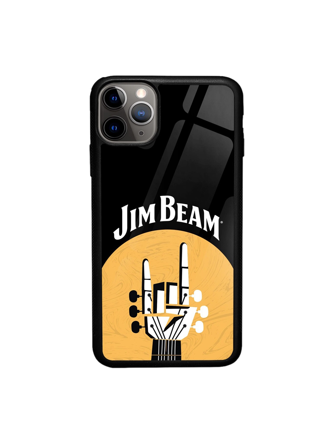 

macmerise Jim Beam Rock Design iPhone 11 Pro Glass Glass Case, Black