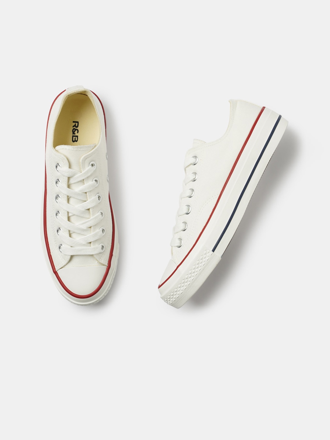 

R&B Women Casual Sneakers, White
