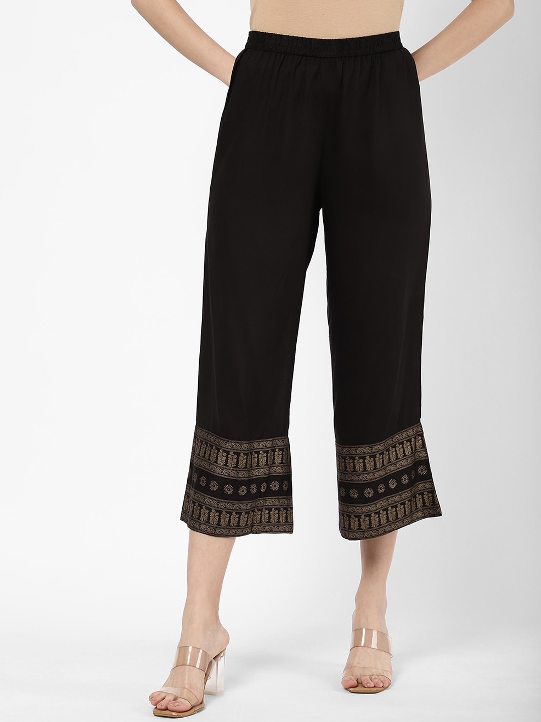 

R&B Women Parallel Trousers, Black