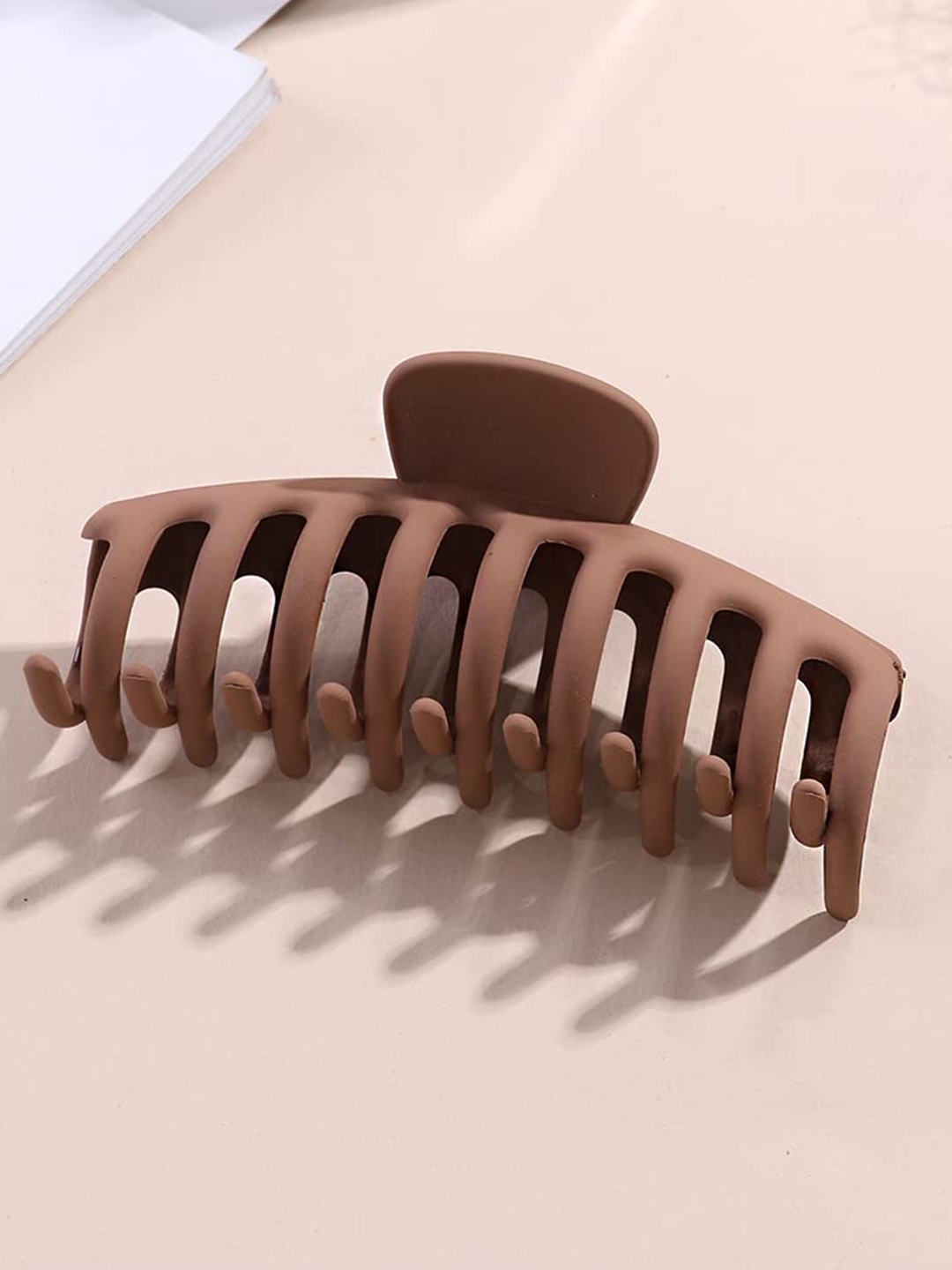 

FIMBUL Women Claw Clip, Brown