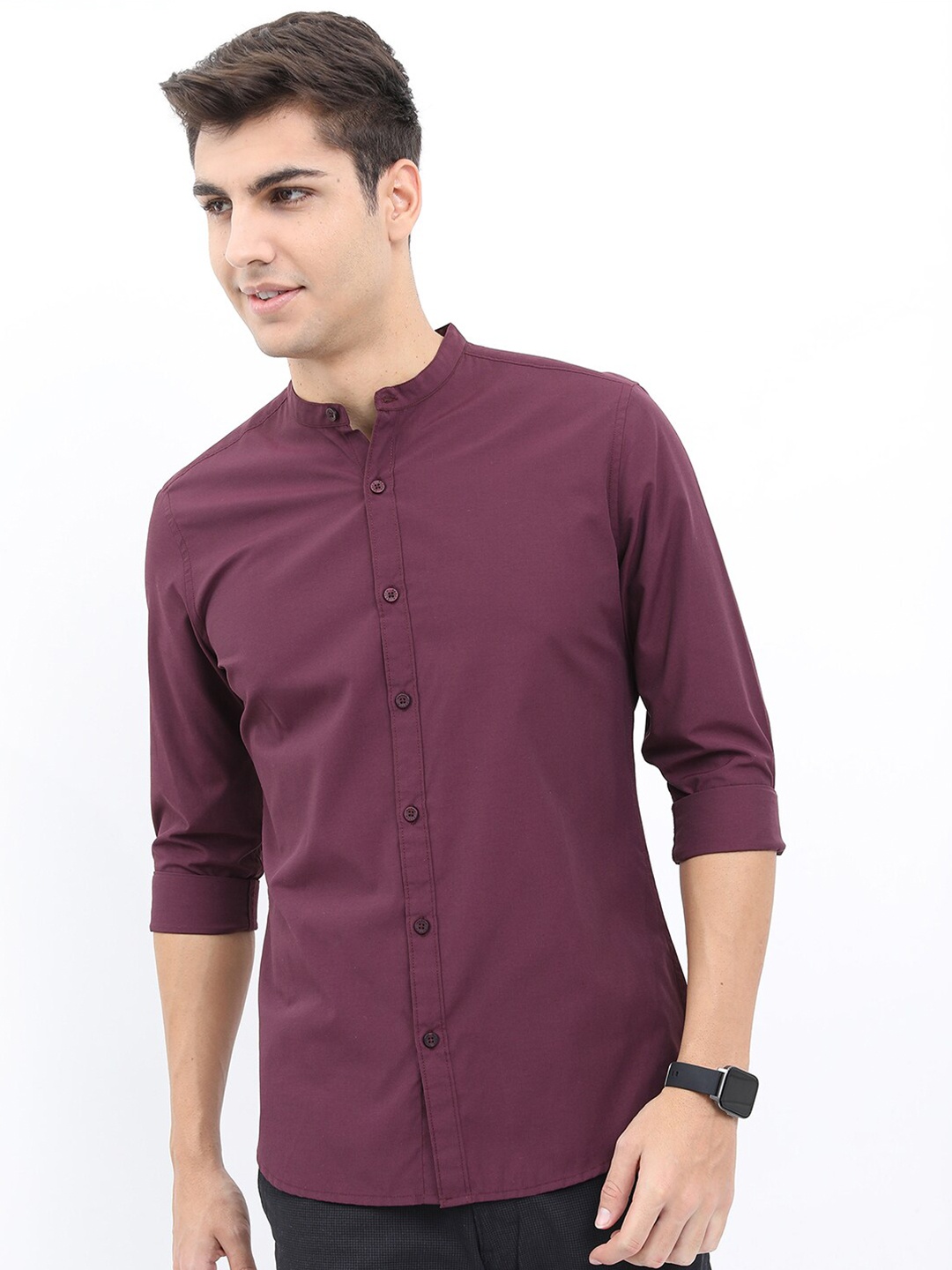 

KETCH Men Slim Fit Casual Shirt, Purple