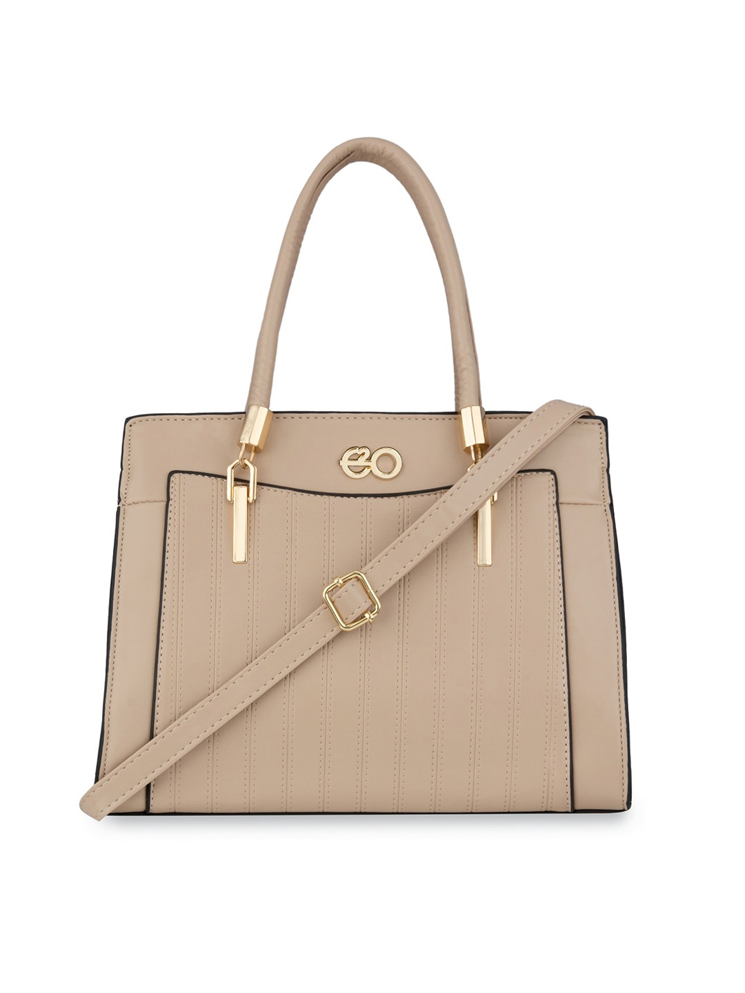 

E2O PU Structured Handheld Bag, Beige