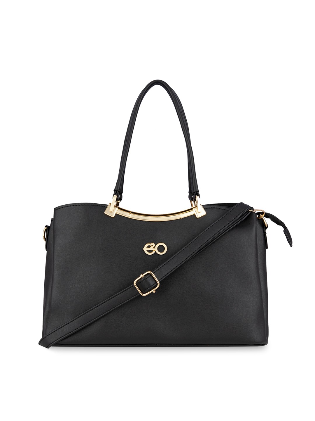 

E2O PU Structured Handheld Bag, Black