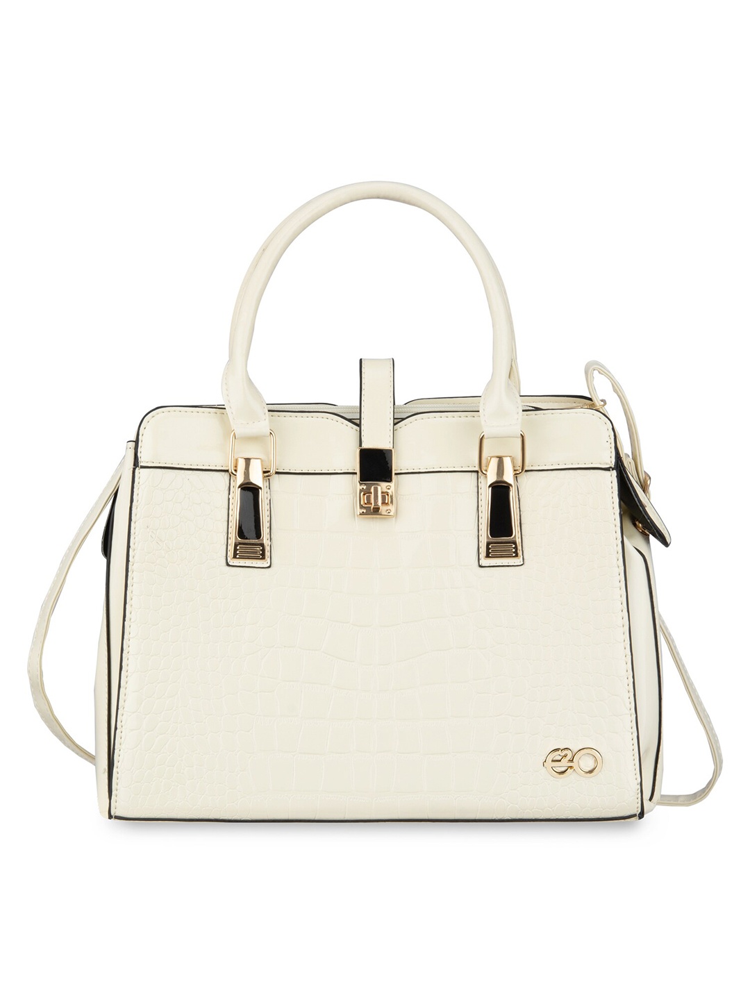 

E2O PU Structured Handheld Bag, White
