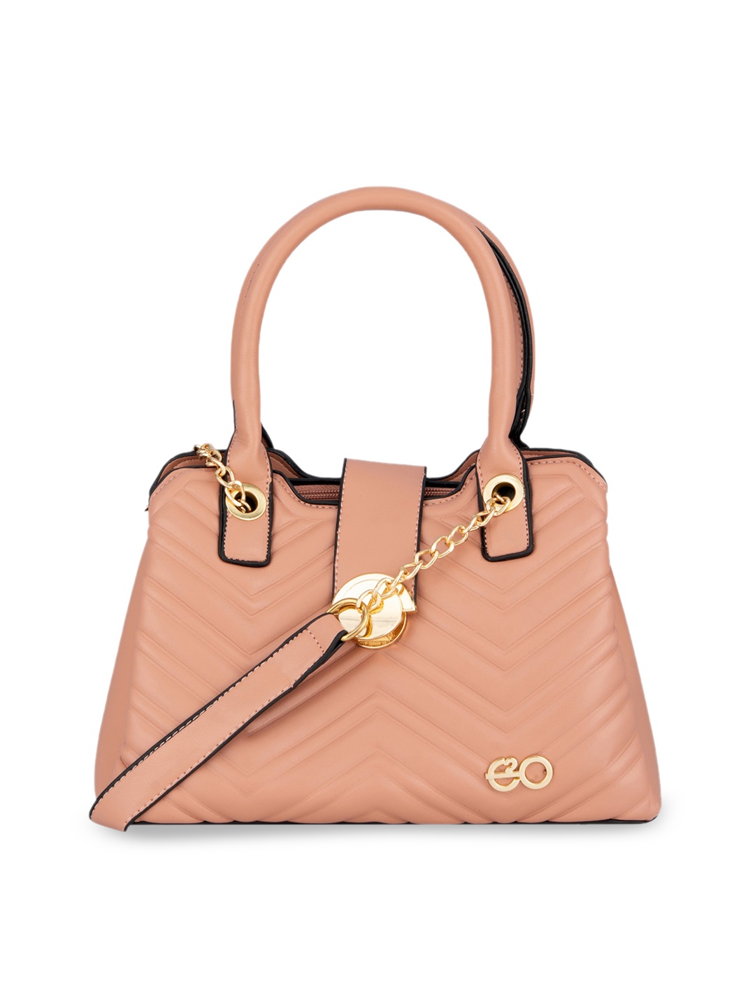 

E2O PU Structured Handheld Bag, Pink