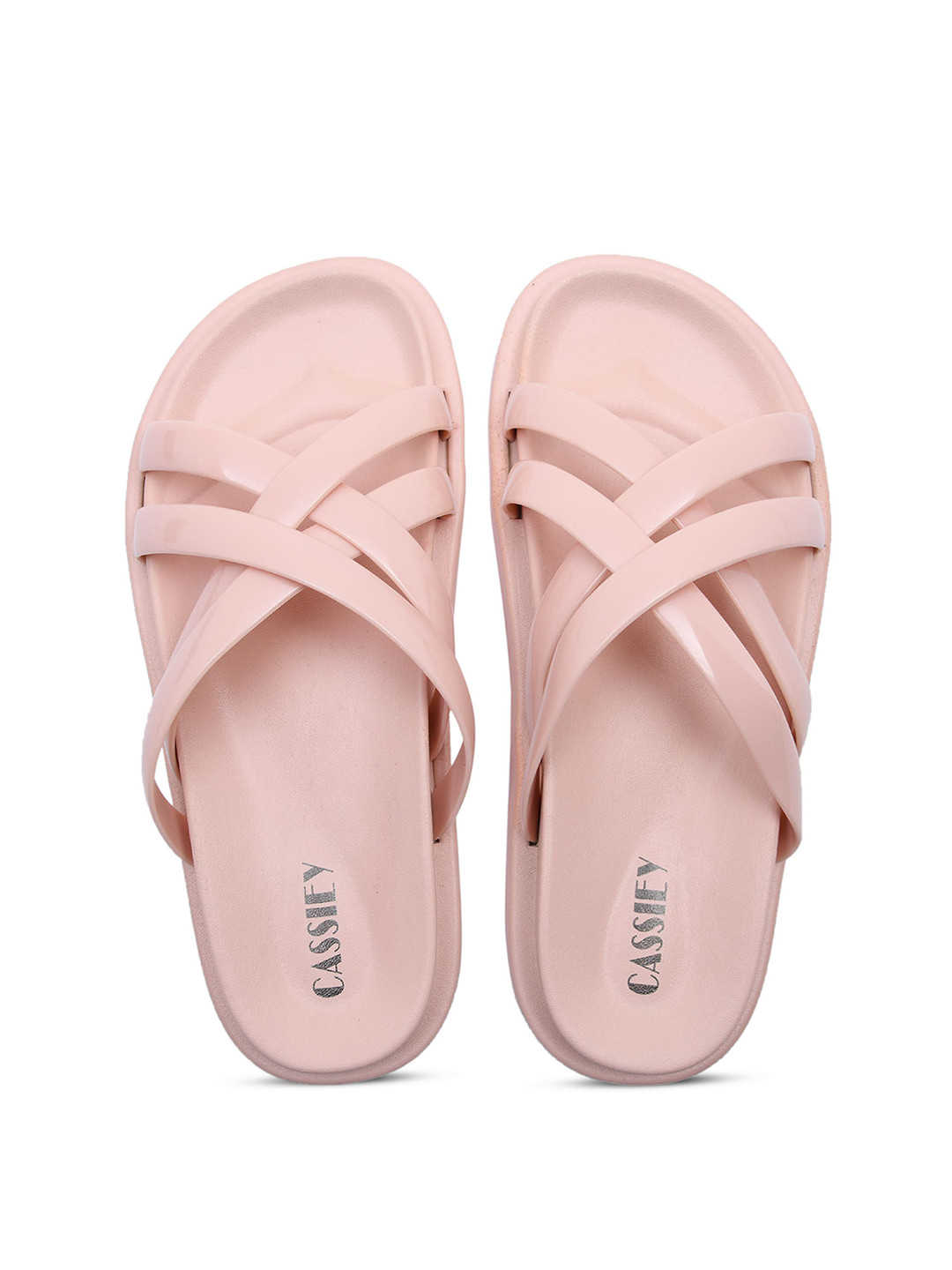 

CASSIEY Women Rubber Slip-On, Peach