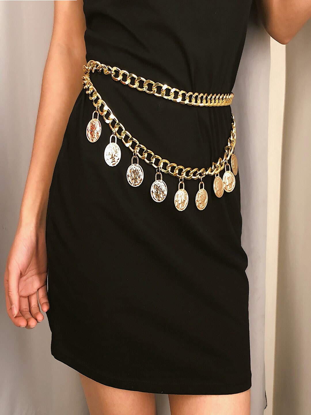 

AQUASTREET Women Embellished Belt, Gold