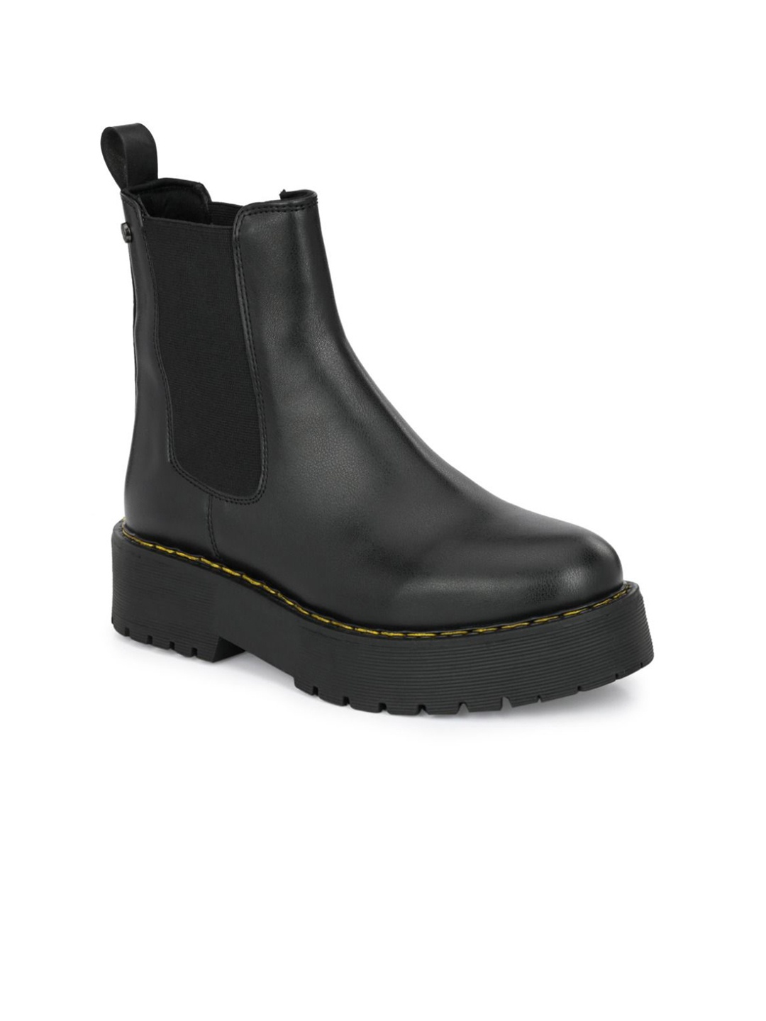

Delize Women Ankle Length Chelsea Boots, Black