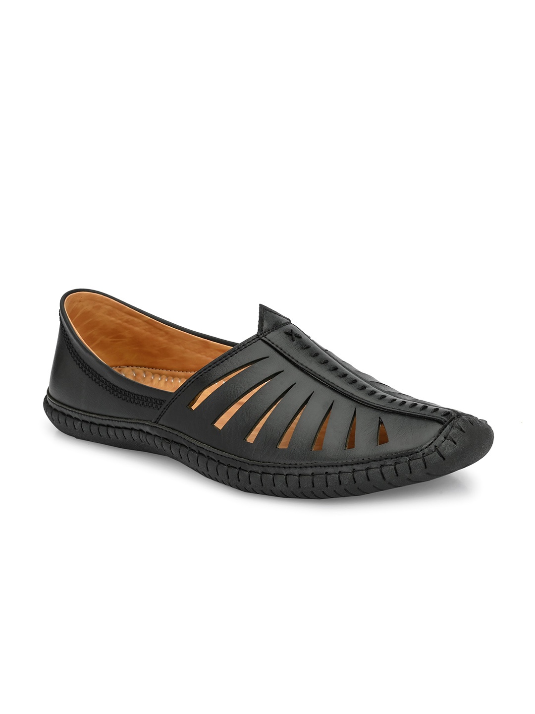 

CARLO ROMANO Men Slip-On Loafers, Black
