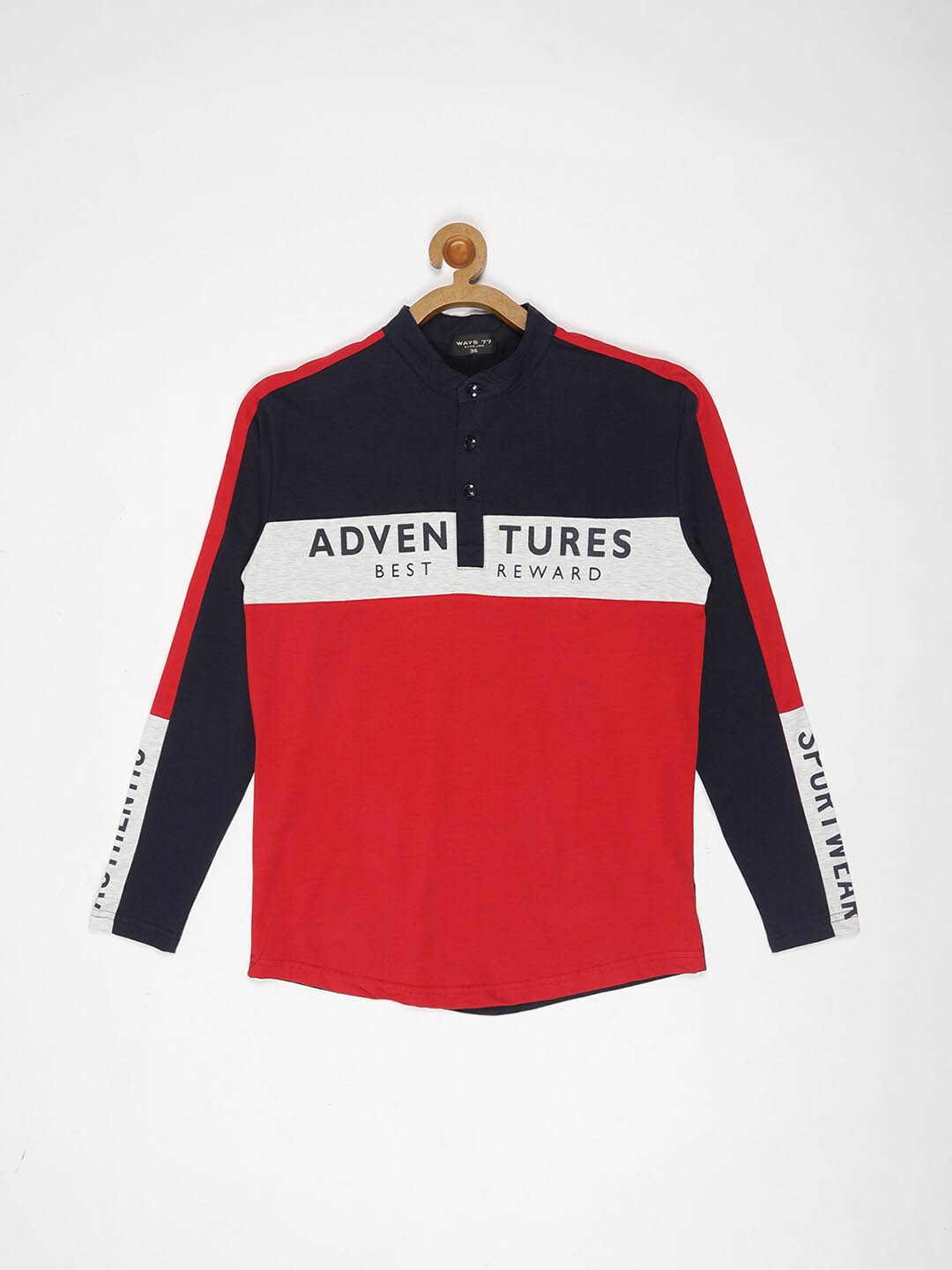 

V2 Value & Variety Boys Polo Collar T-shirt, Red