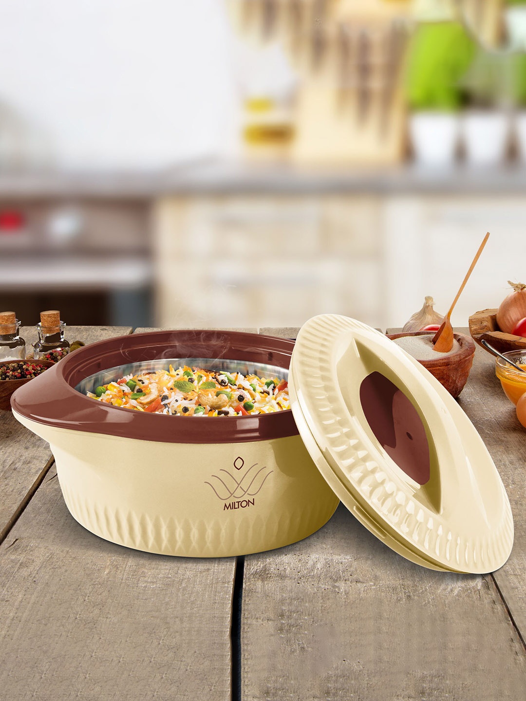 

Milton Royal 1000 Brown Insulated Inner Stainless Steel Casserole 830 ml