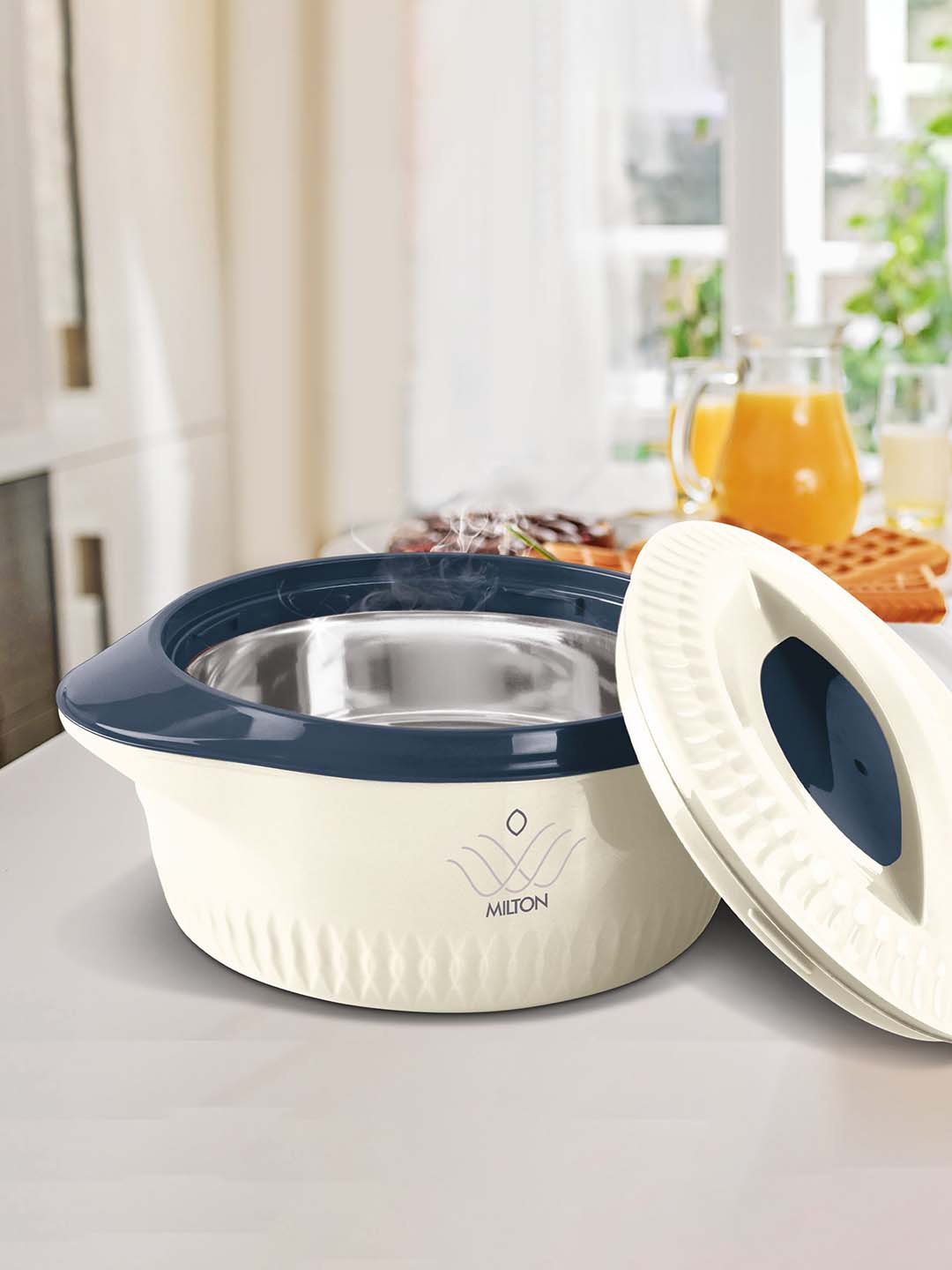 

Milton Royal 1500 Cream Insulated Inner Stainless Steel Casserole 1.27 L